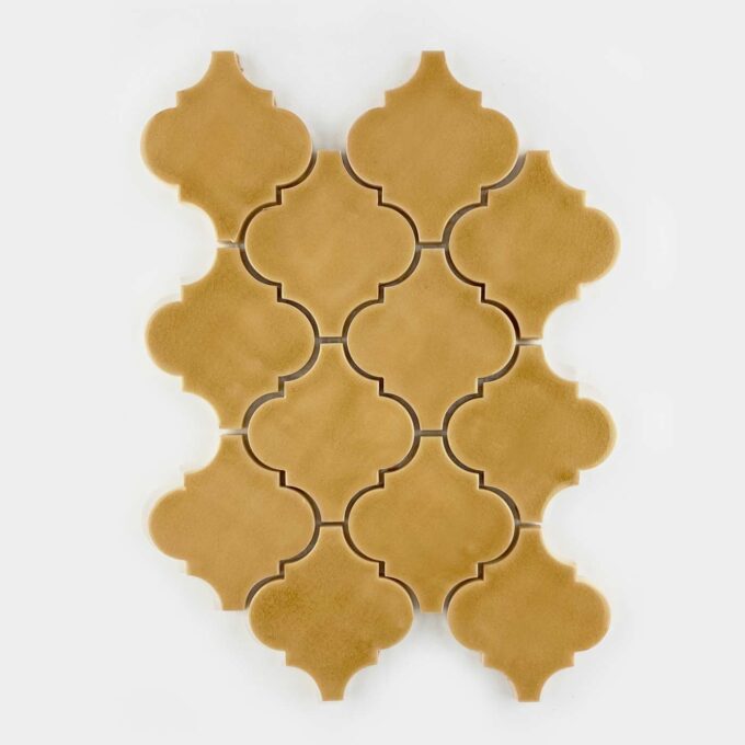 Keramicka mozaika obklad na stenu arabesky medove