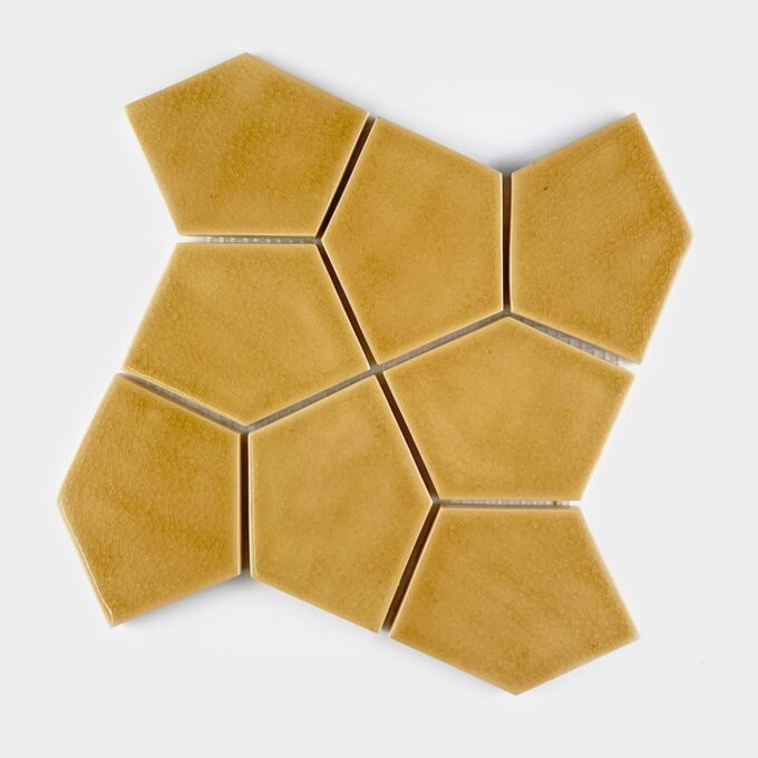Keramicka mozaika obklad na stenu patuholniky medova