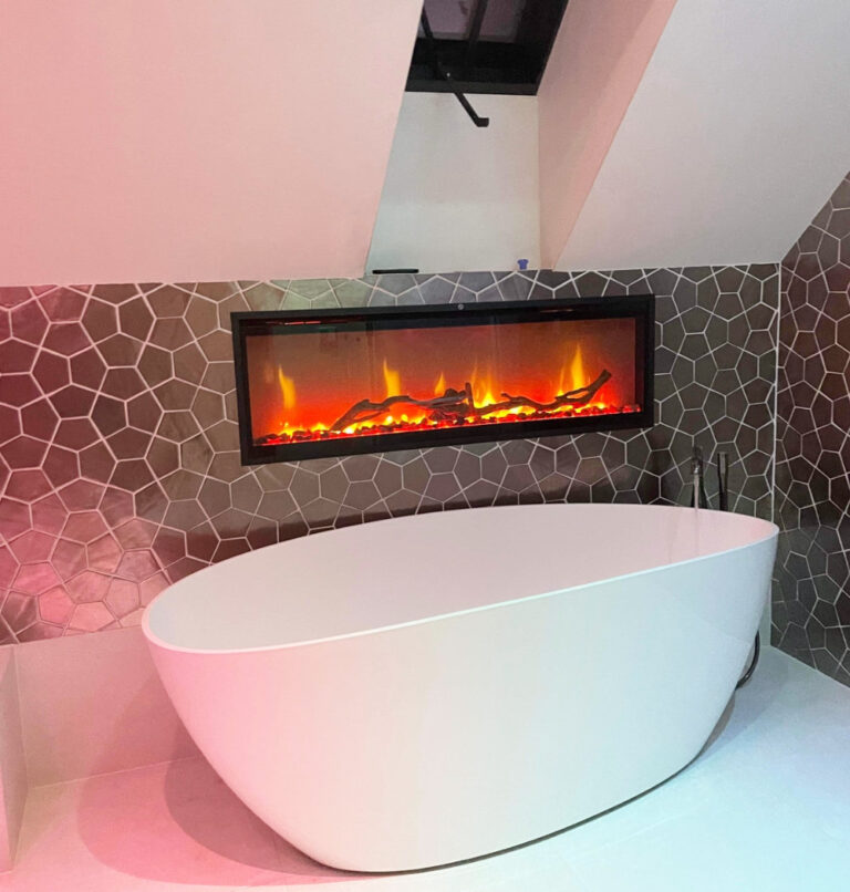 Ceramic mosaic tile - pentagons, gloria color