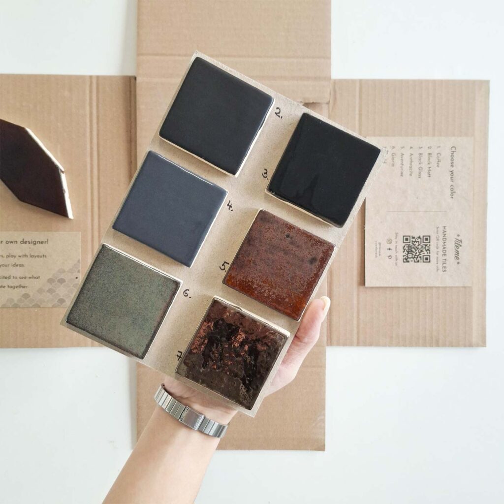 Ceramic sample pack "Dark"