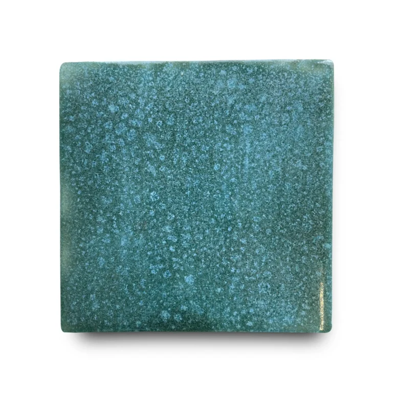 Ceramic tile sample in the color "Aqua"