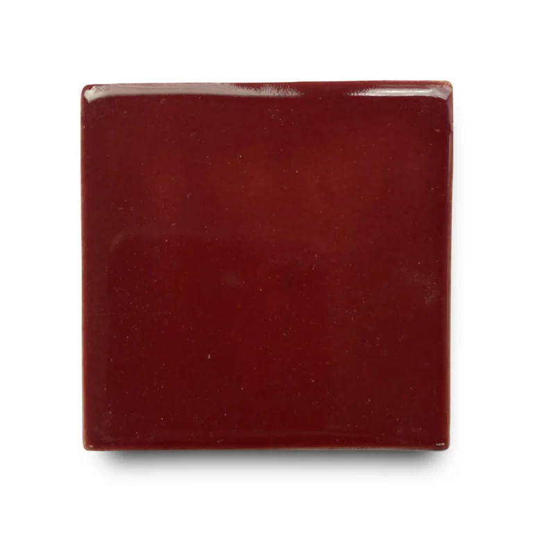 Ceramic tile sample in the color "Cherry"