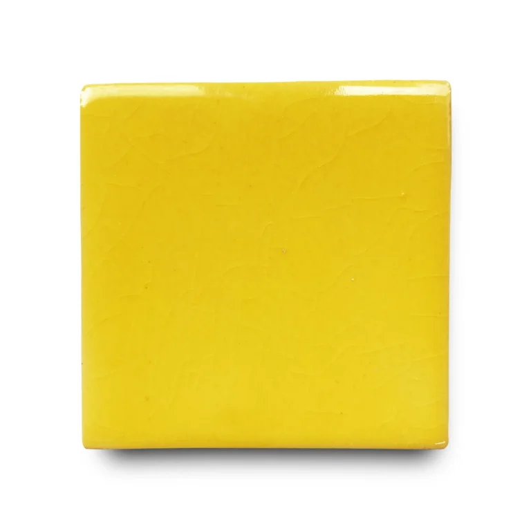Ceramic tile sample in the color "Yellow"
