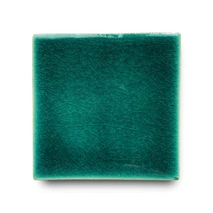 Keramick&aacute; vzorka vo farbe "Modro zelen&aacute;"